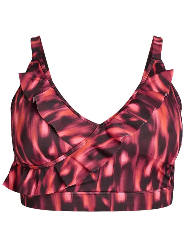 Swim by Zizzi Swim by Zizzi Bikini gornji dio 'Skatrin'  ciklama / tamno narančasta / ružičasta