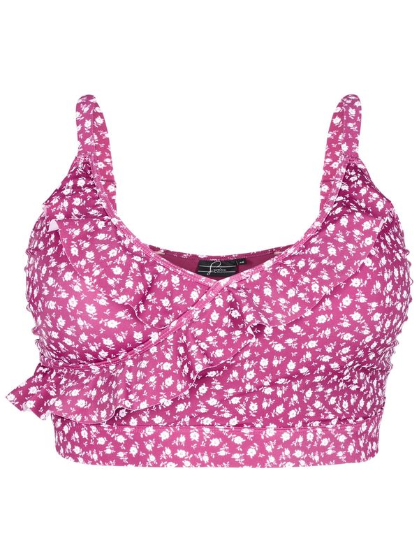 Swim by Zizzi Swim by Zizzi Bikini gornji dio 'SKATRIN'  roza / bijela