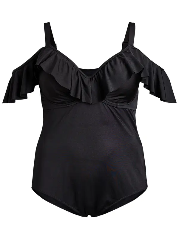 Swim by Zizzi Swim by Zizzi Jednodijelni kupaći kostim 'SALLICA'  crna