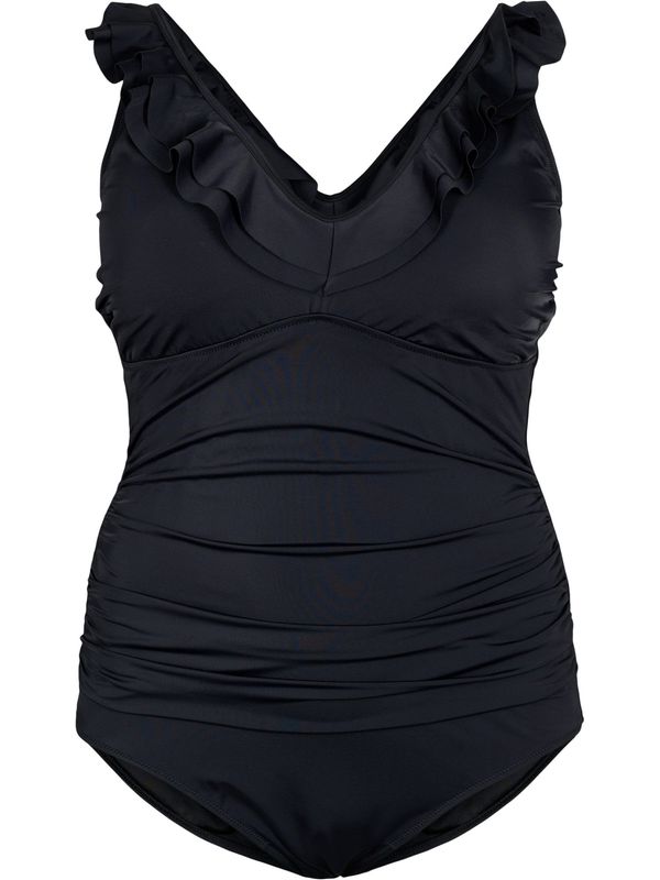 Swim by Zizzi Swim by Zizzi Jednodijelni kupaći kostim 'Skitrin'  crna