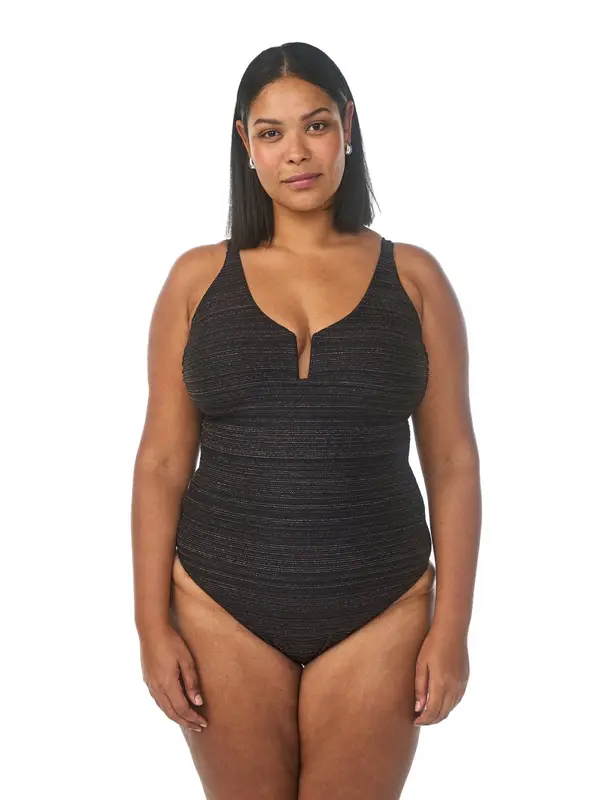 Swim by Zizzi Swim by Zizzi Jednodijelni kupaći kostim 'SKRisty'  crna