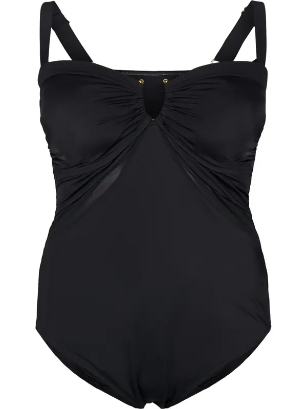 Swim by Zizzi Swim by Zizzi Jednodijelni kupaći kostim 'SLine'  crna