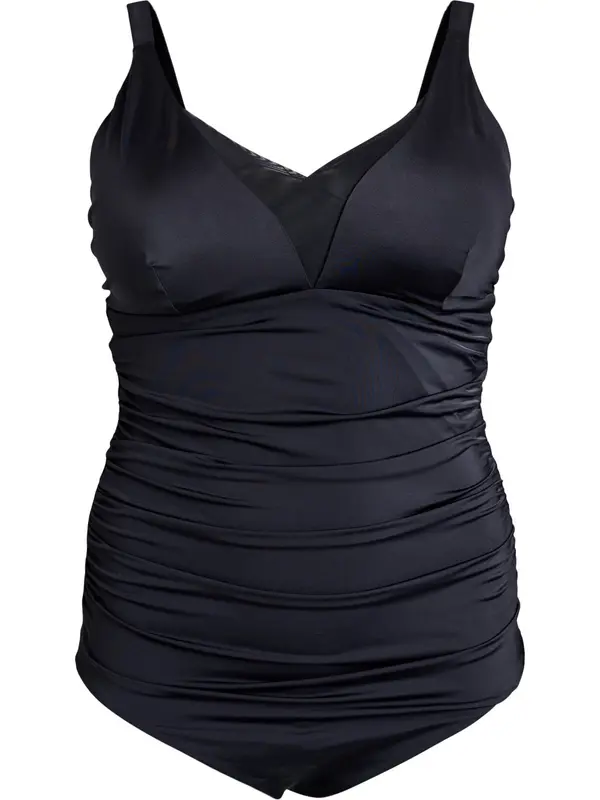 Swim by Zizzi Swim by Zizzi Kupaći kostim za oblikovanje 'Severly'  crna