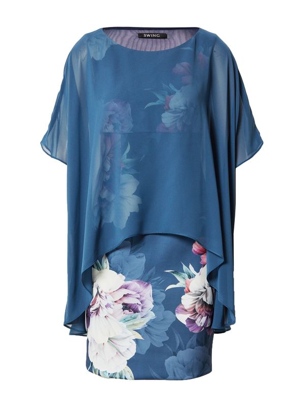 SWING SWING Haljina  bež / plava / svijetloljubičasta