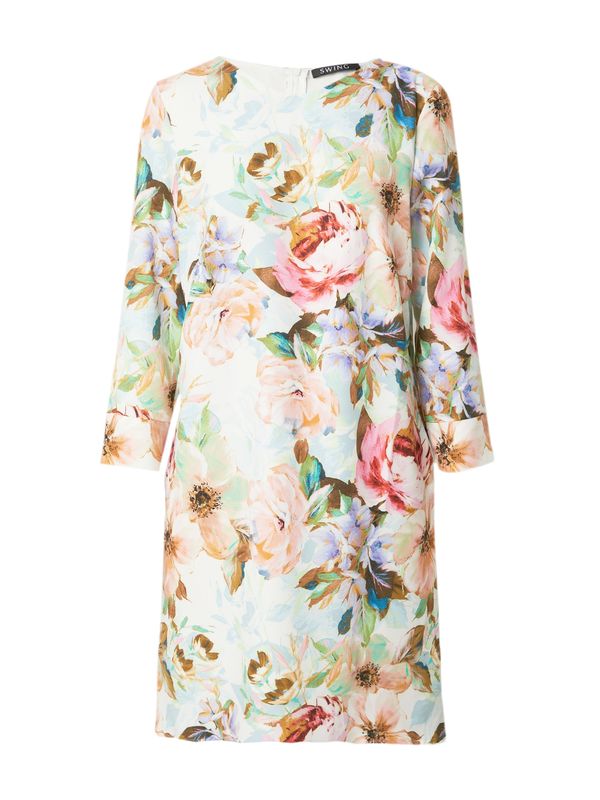 SWING SWING Haljina  boja pijeska / menta / crvena