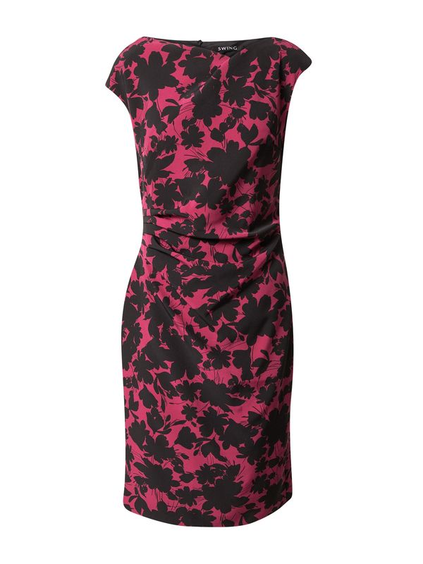 SWING SWING Haljina  crvena ljubičasta / crna