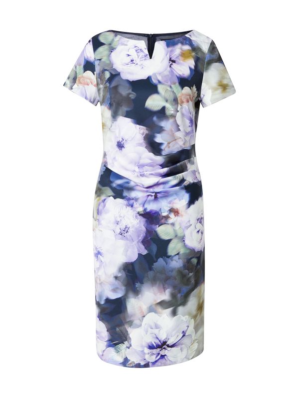 SWING SWING Haljina za ured  tamno plava / pastelno zelena / ljubičasto plava / pastelno ljubičasta