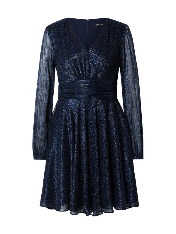 SWING SWING Koktel haljina  morsko plava / crno plava