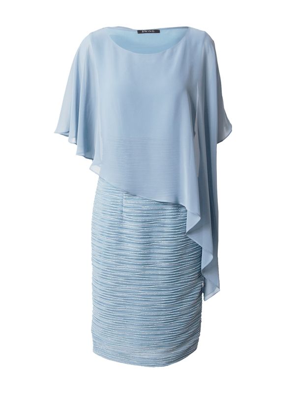 SWING SWING Koktel haljina  svijetloplava / srebro