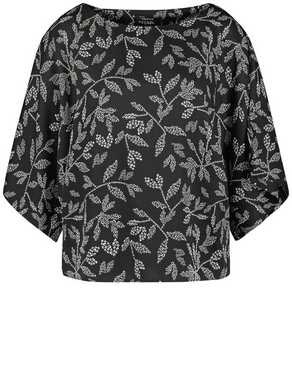 TAIFUN TAIFUN Bluza  crna / bijela