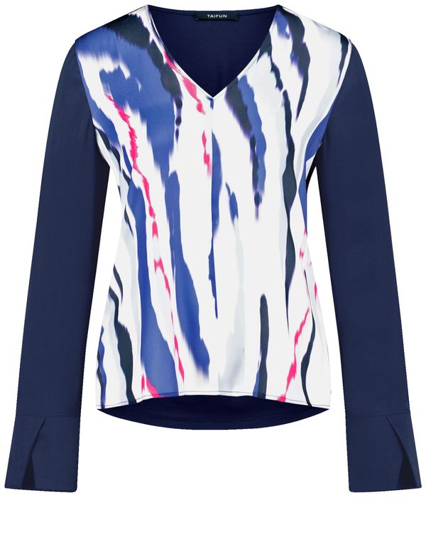 TAIFUN TAIFUN Bluza  noćno plava / tamno roza / bijela