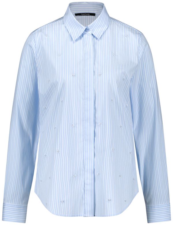 TAIFUN TAIFUN Bluza  svijetloplava / bijela