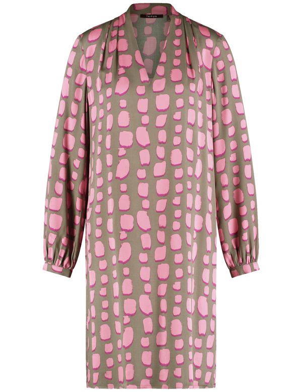 TAIFUN TAIFUN Haljina  toplo smeđa / magenta / prljavo roza