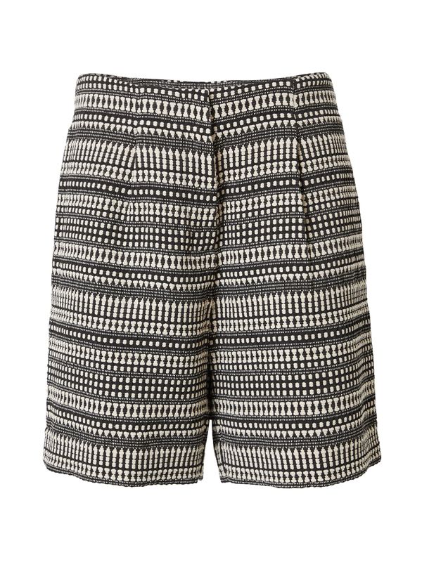 TAIFUN TAIFUN Hlače  bež / crna