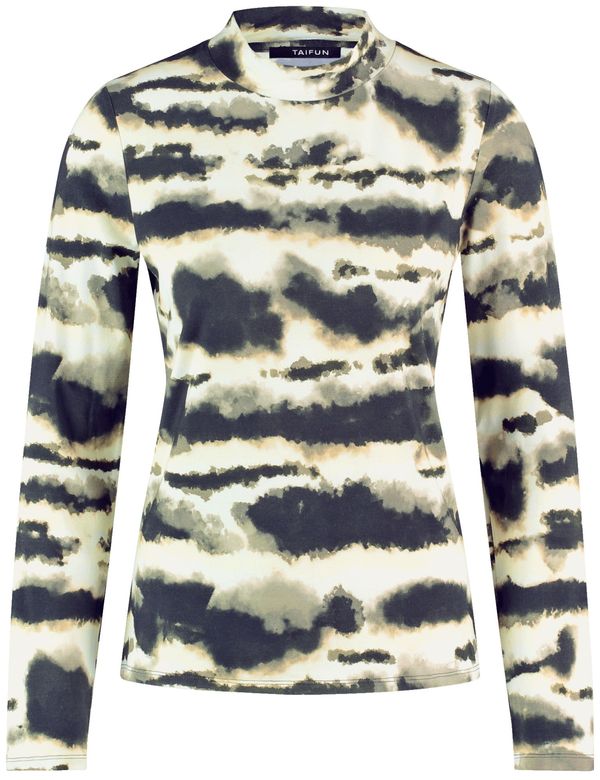 TAIFUN TAIFUN Majica  bež / siva / crna