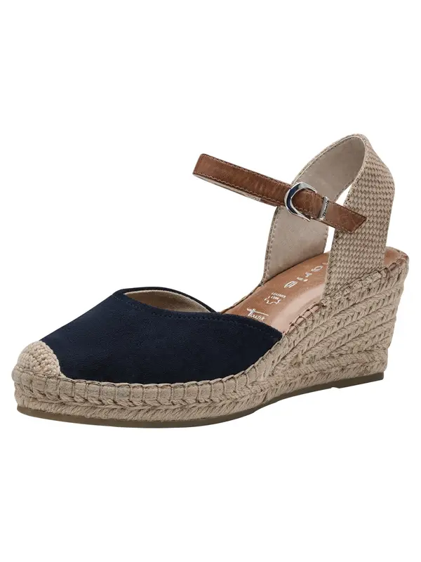 Tamaris Tamaris Espadrile  bež / tamno plava / smeđa
