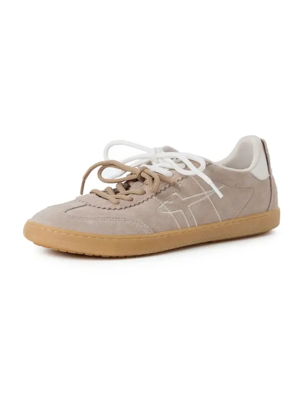 Tamaris Tamaris Niske tenisice  taupe siva / bijela