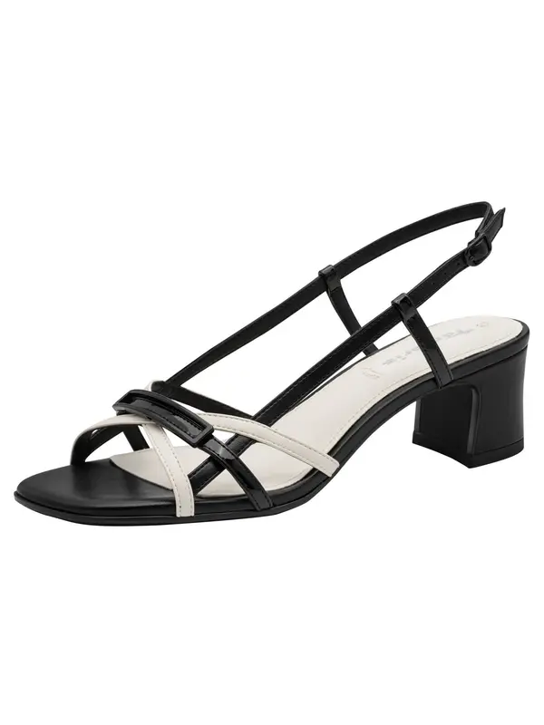 Tamaris Tamaris Sandale  crna / bijela