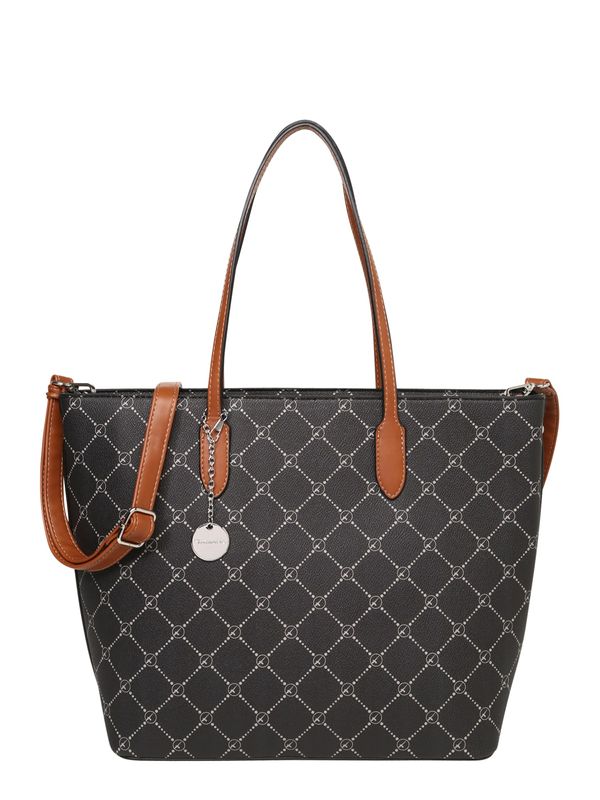 TAMARIS TAMARIS Shopper torba 'Anastasia'  karamela / svijetlosiva / crna