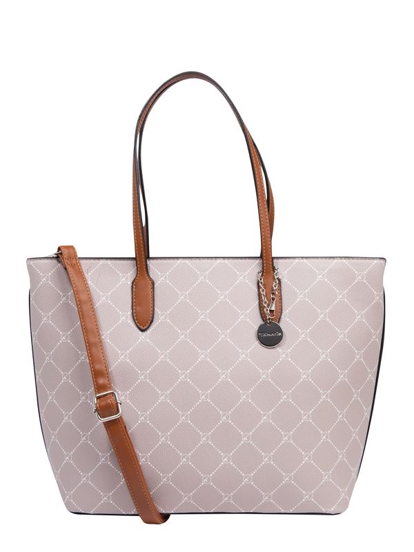 TAMARIS TAMARIS Shopper torba 'Anastasia'  smeđa / taupe siva / bijela