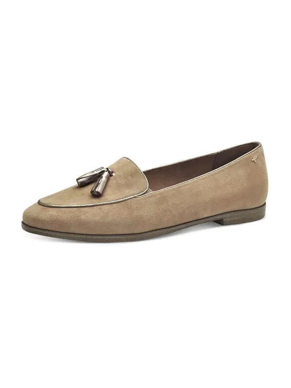 Tamaris Tamaris Slip On cipele  bež / srebro
