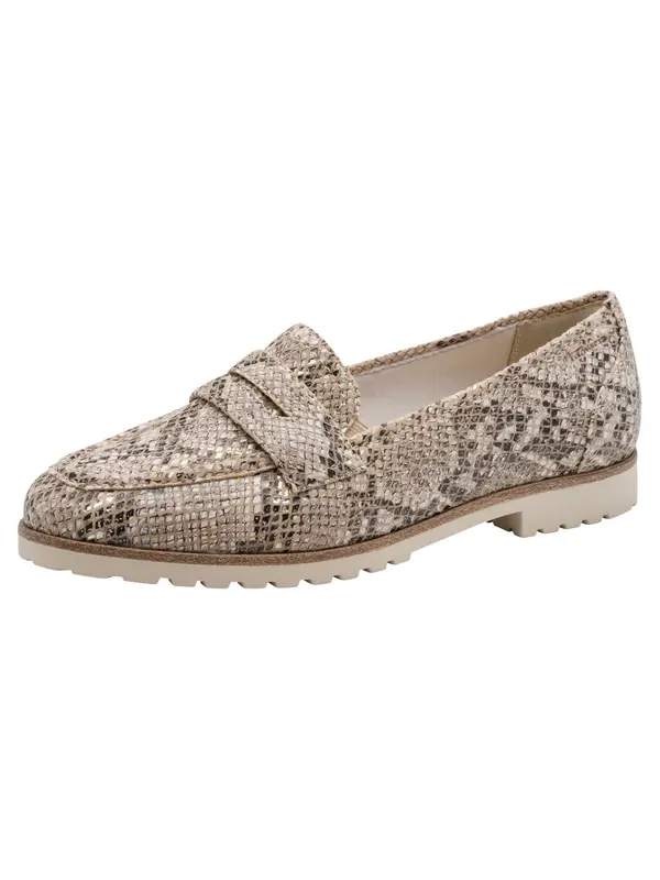Tamaris Tamaris Slip On cipele  bež / tamno bež / crna