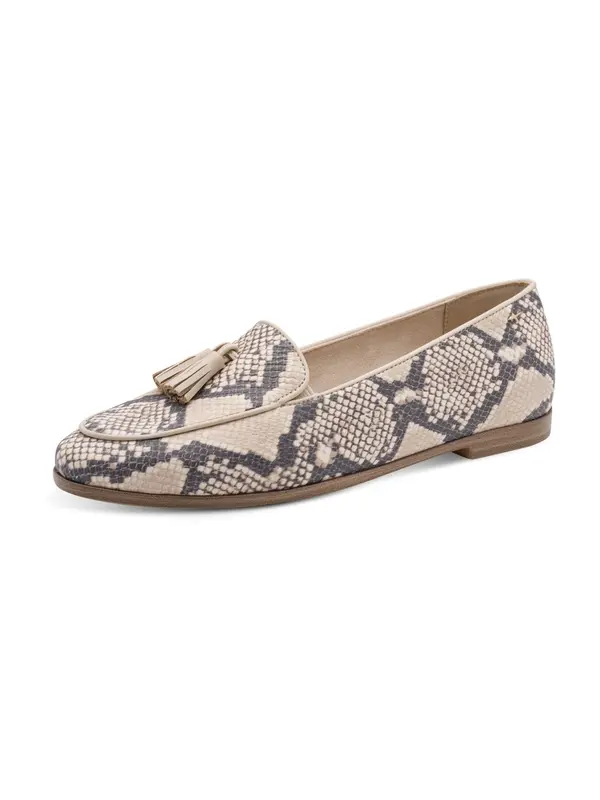 Tamaris Tamaris Slip On cipele  taupe siva / antracit siva / bijela