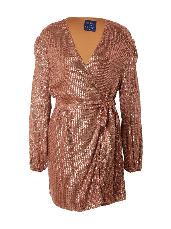 Tantra Tantra Koktel haljina  boja devine dlake (camel)