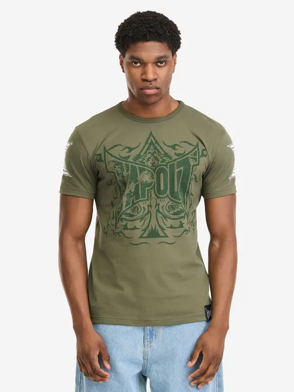 Tapout Tapout Majica 'Ace of Spades'  maslinasta