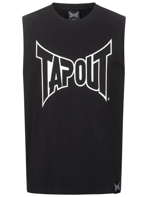 Tapout Tapout Majica 'Alemada'  crna / bijela