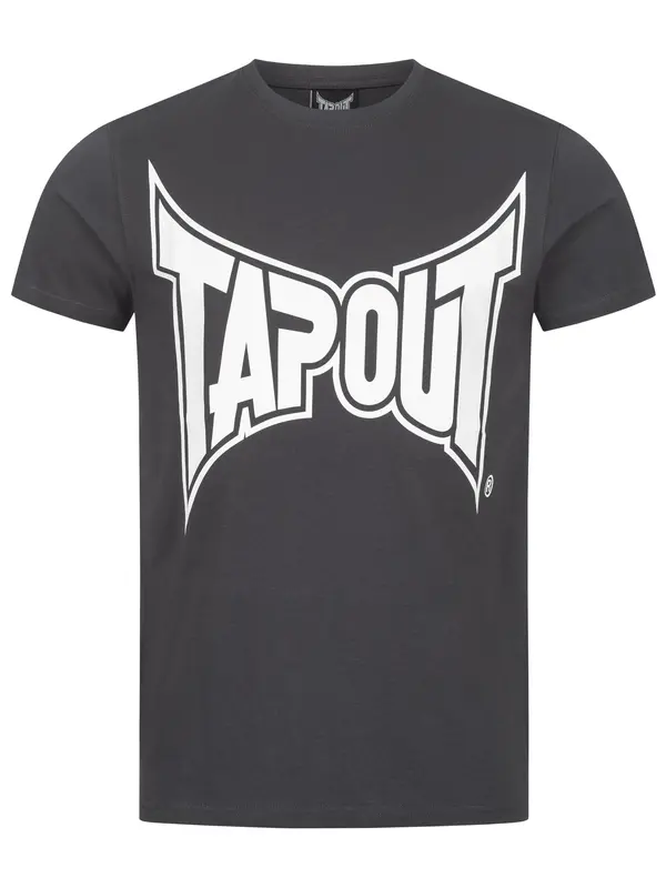 Tapout Tapout Majica  antracit siva / bijela