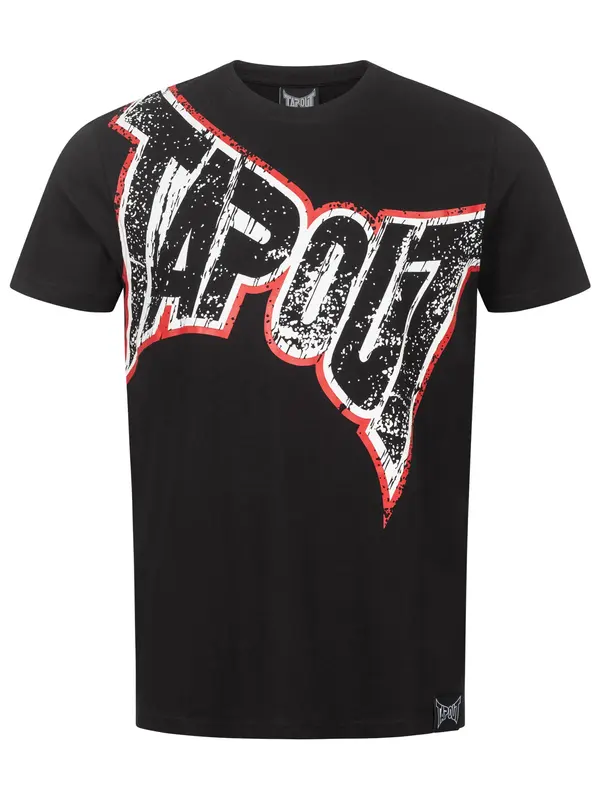 Tapout Tapout Majica 'Bernardino'  svijetlo crvena / crna / bijela