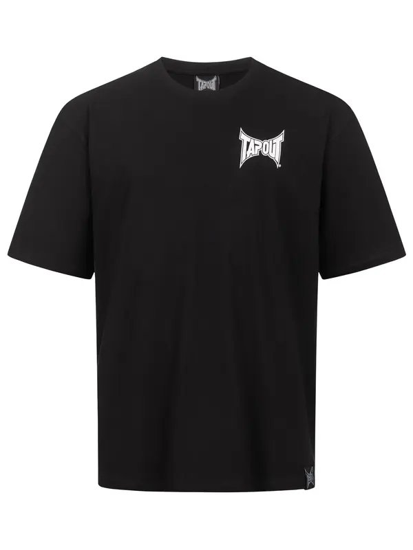 Tapout Tapout Majica 'Creekside'  crna / bijela