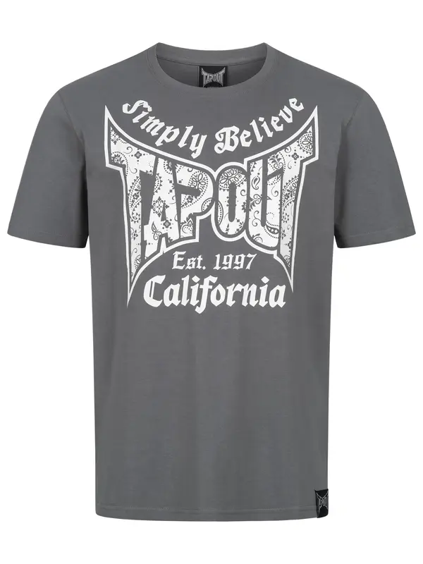 Tapout Tapout Majica 'Hailly Be'  siva / bijela