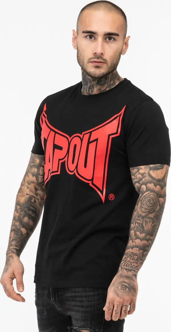 Tapout Tapout Majica  krvavo crvena / crna