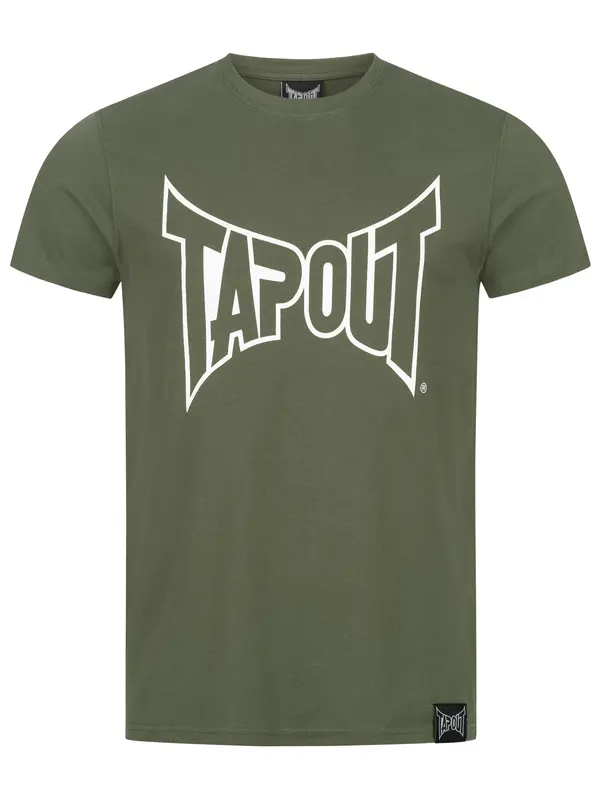 Tapout Tapout Majica  maslinasta / bijela