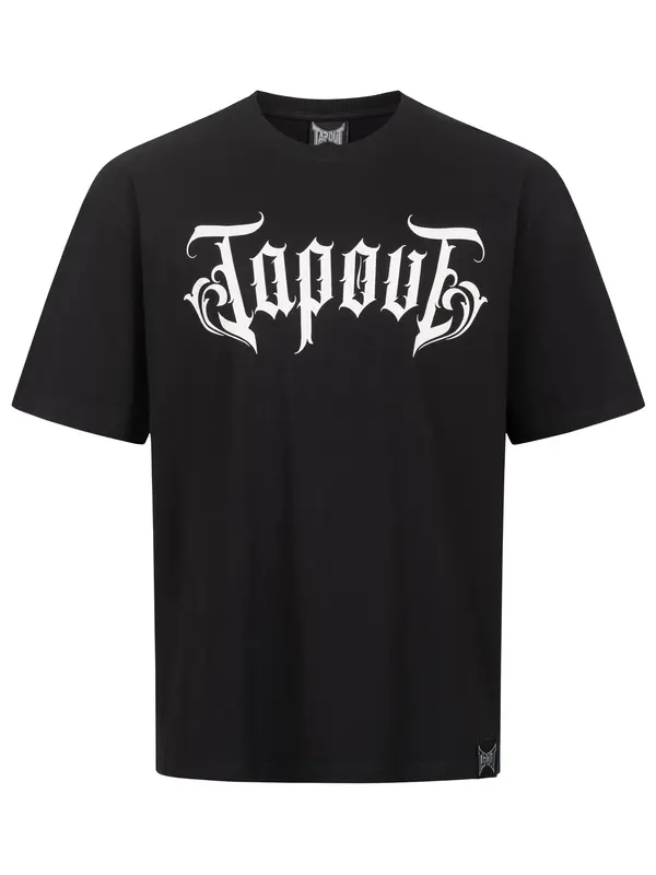 Tapout Tapout Majica 'Simply Believe'  crna / bijela