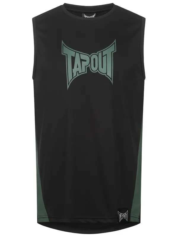 Tapout Tapout Majica  smaragdno zelena / crna