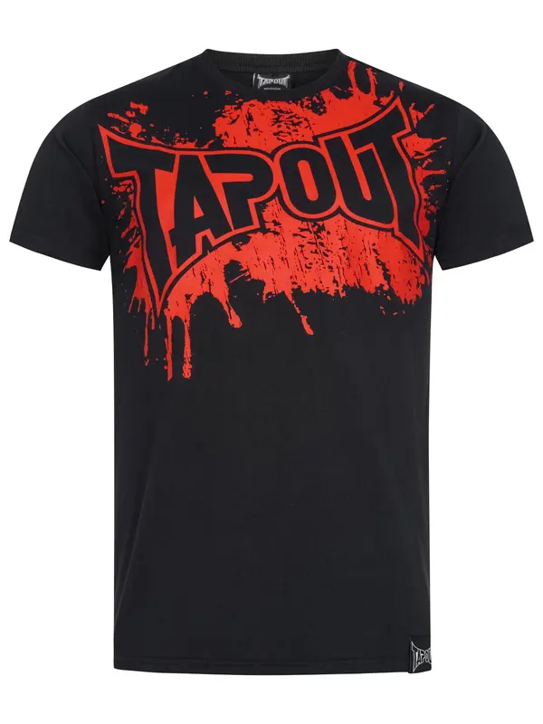 Tapout Tapout Majica 'Splashed'  crvena / crna