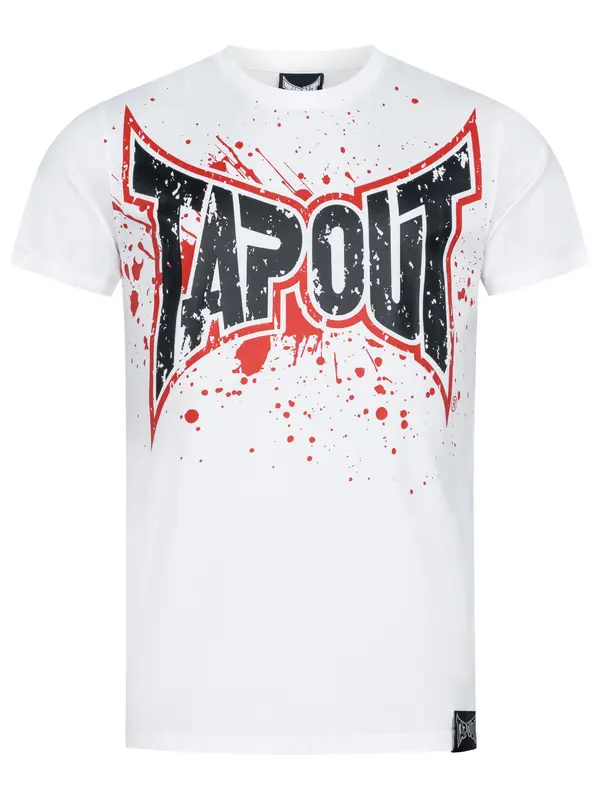 Tapout Tapout Majica 'Splashing'  crvena / crna / bijela