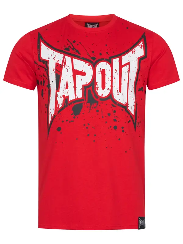 Tapout Tapout Majica 'Splashing'  crvena / crna / bijela