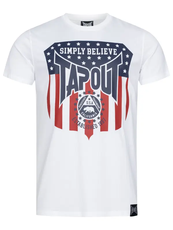 Tapout Tapout Majica 'Tapericano'  plava / crvena / bijela