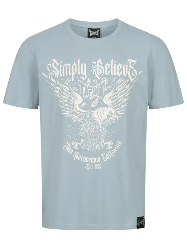 Tapout Tapout Majica 'Throper'  svijetloplava / bijela