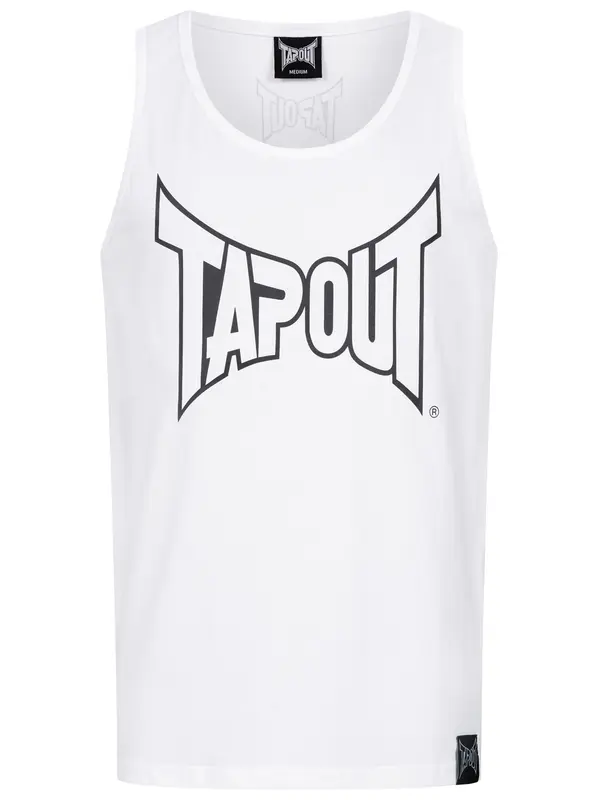 Tapout Tapout Majica 'Tipton Singlet'  crna / bijela