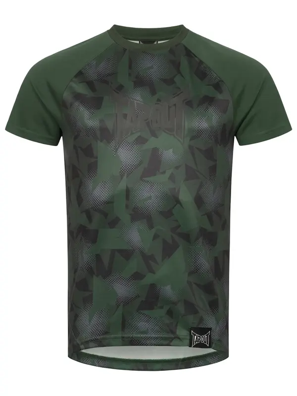 Tapout Tapout Majica  zelena / crna