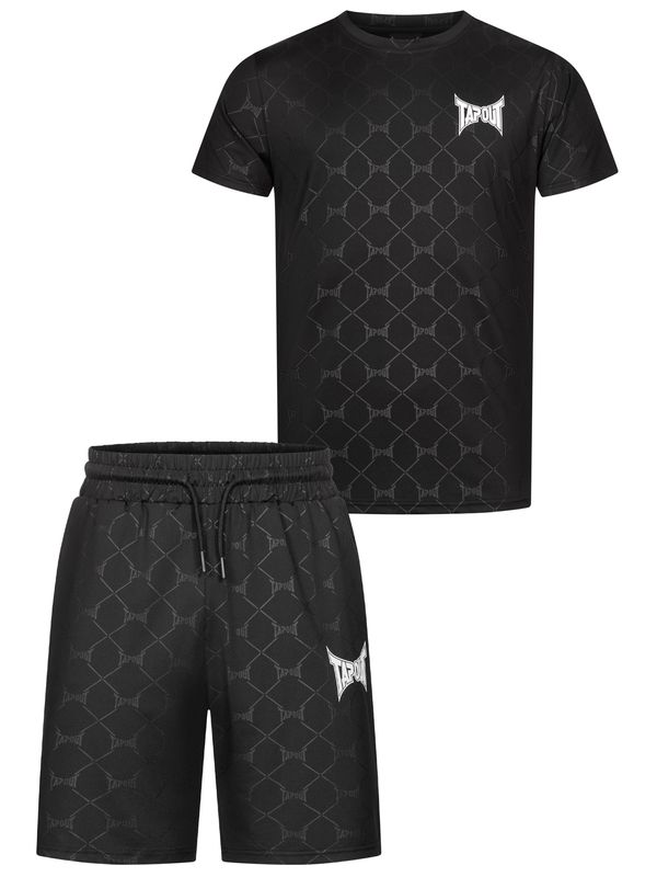 Tapout Tapout Odjeća za vježbanje ' PHILIOS '  crna / bijela