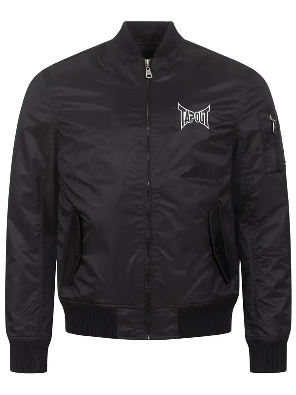 Tapout Tapout Prijelazna jakna 'Chashiers'  crna / bijela