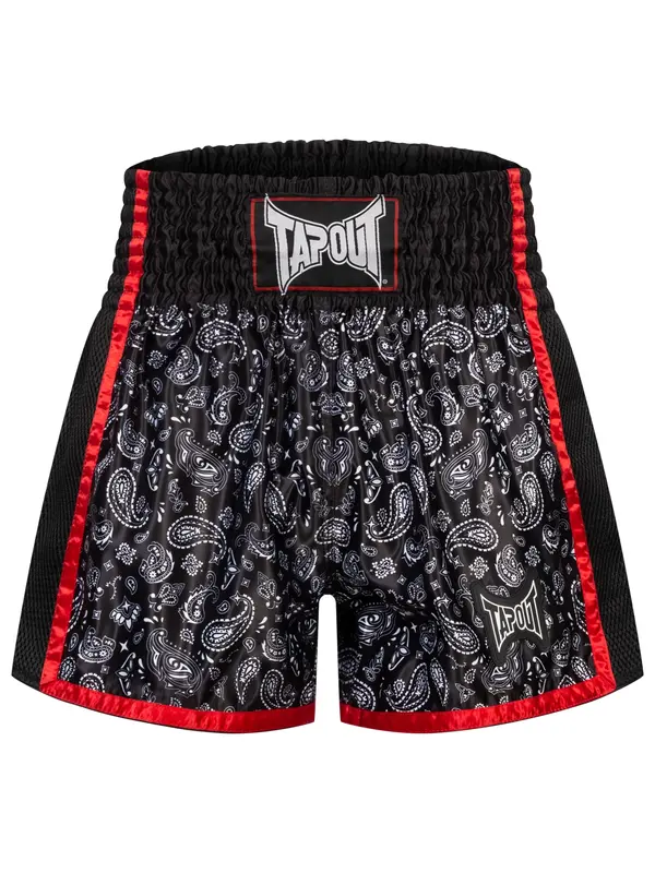 Tapout Tapout Sportske hlače 'Camino'  vatreno crvena / crna / bijela