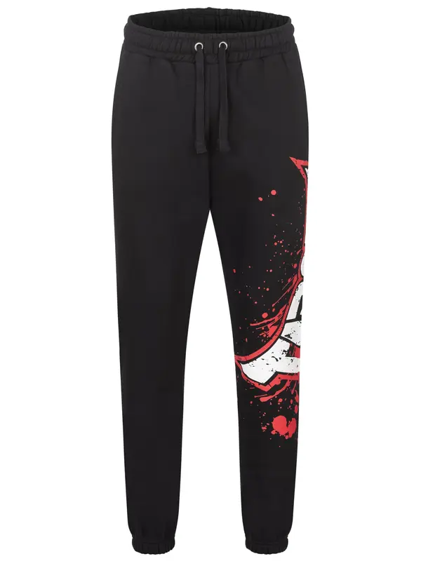 Tapout Tapout Sportske hlače  crvena / crna / bijela