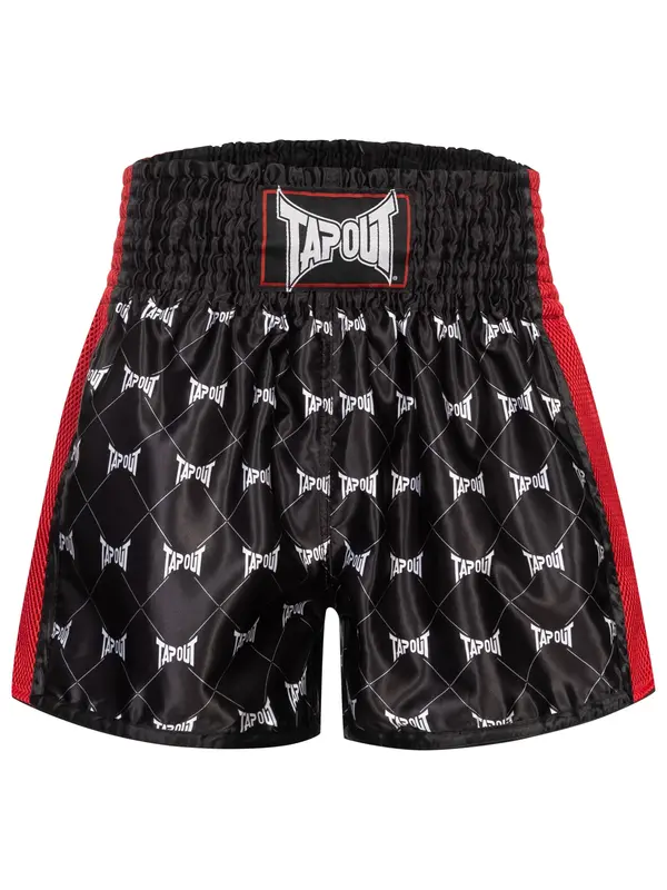 Tapout Tapout Sportske hlače 'Sorrento'  crvena / crna / bijela